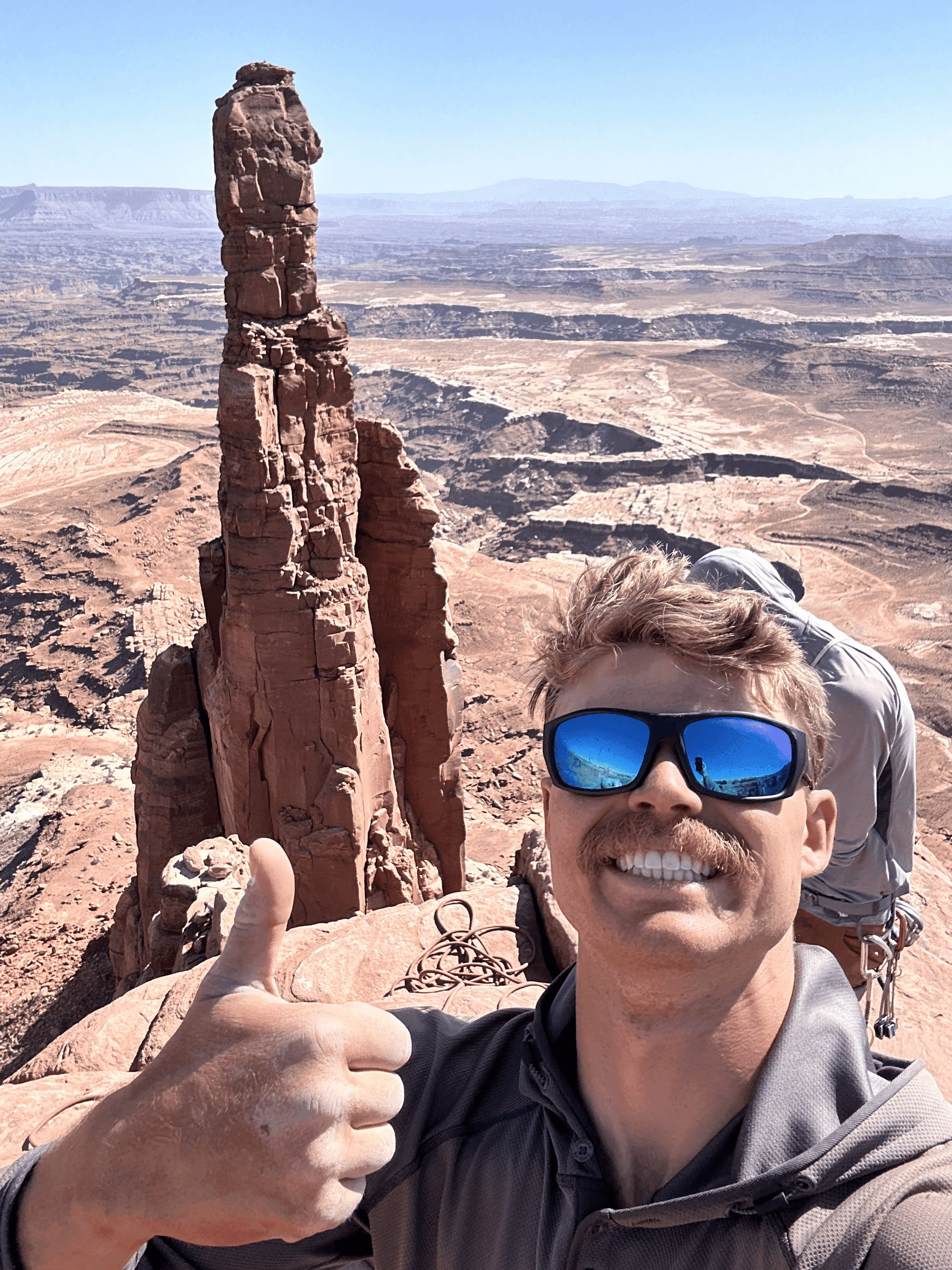 Atop Washer Woman tower, Moab
